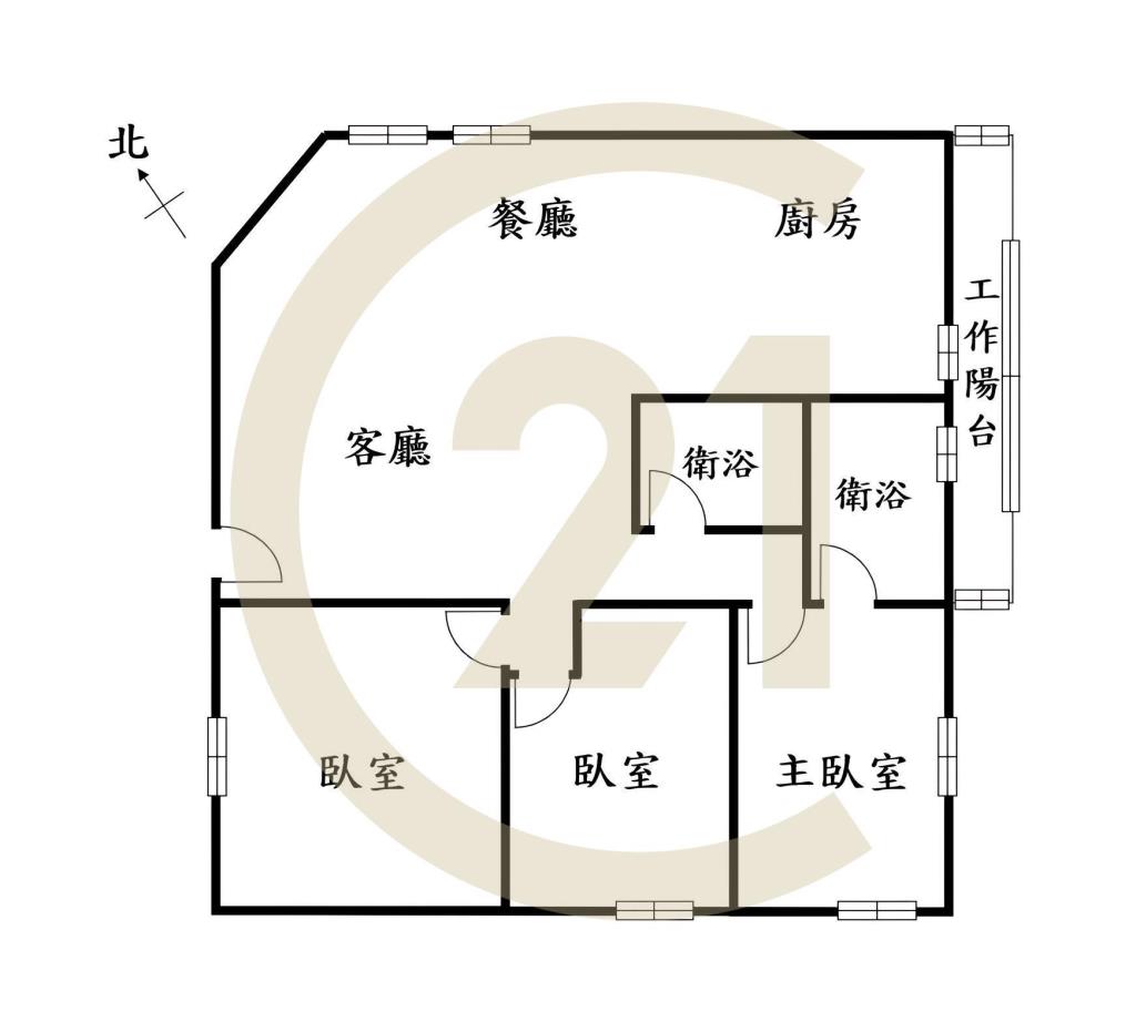 豐原高商全新整理優質3房美寓