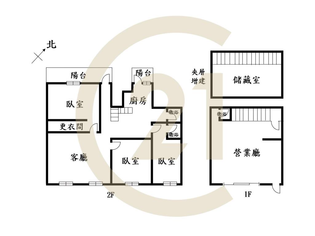 嶺東商圈大面寬金店面1-2樓 可停3台車