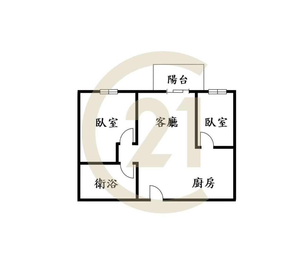 達麗世紀雙星2房平車視野戶