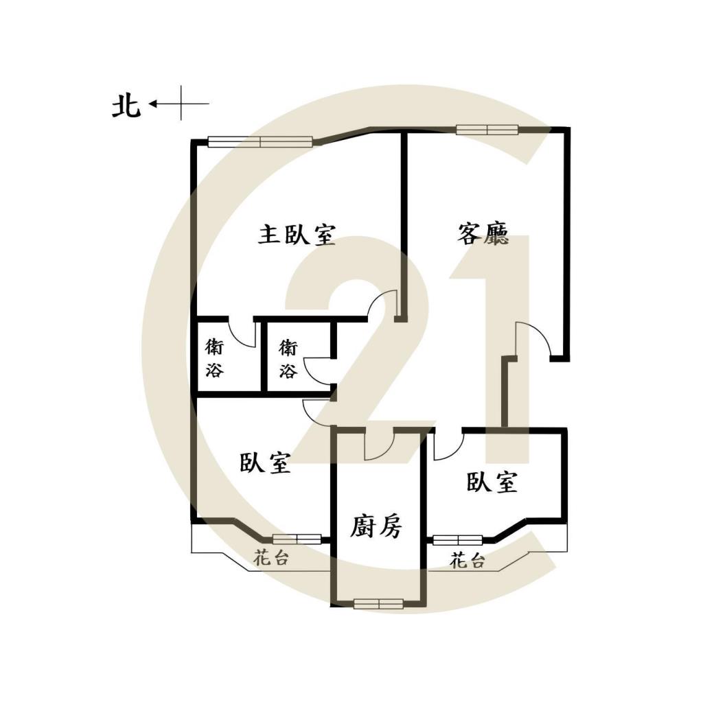 南屯捷運站大三房