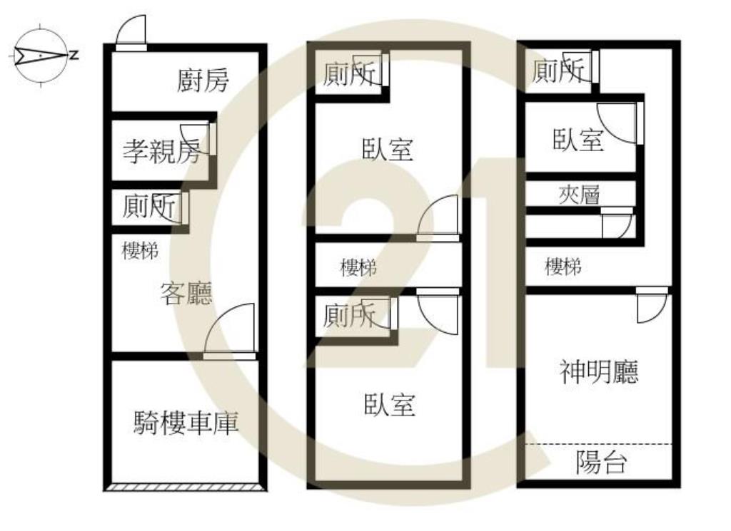 五期全新裝潢車庫美透天