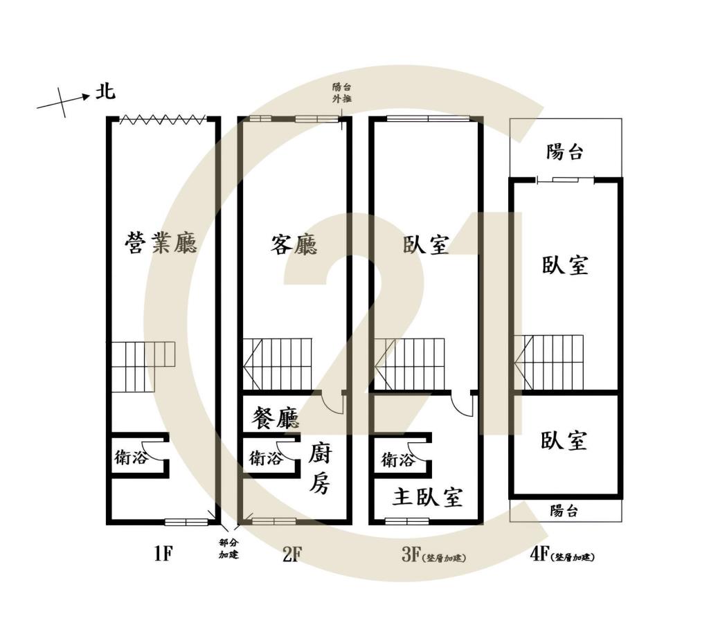 大里全新整理臨路黃金透店