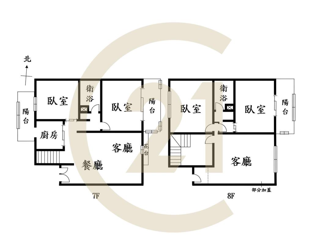 惠文學區四房樓中樓