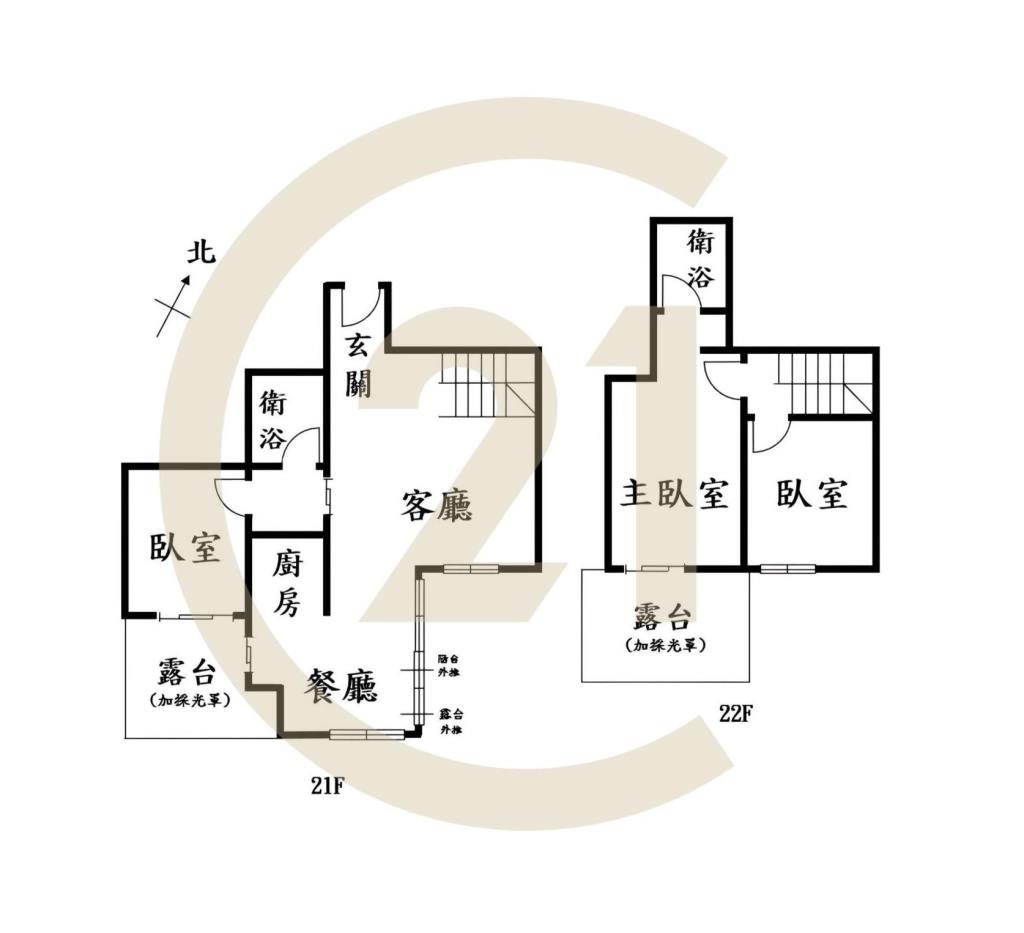 興大國圖館三房樓中樓視野戶