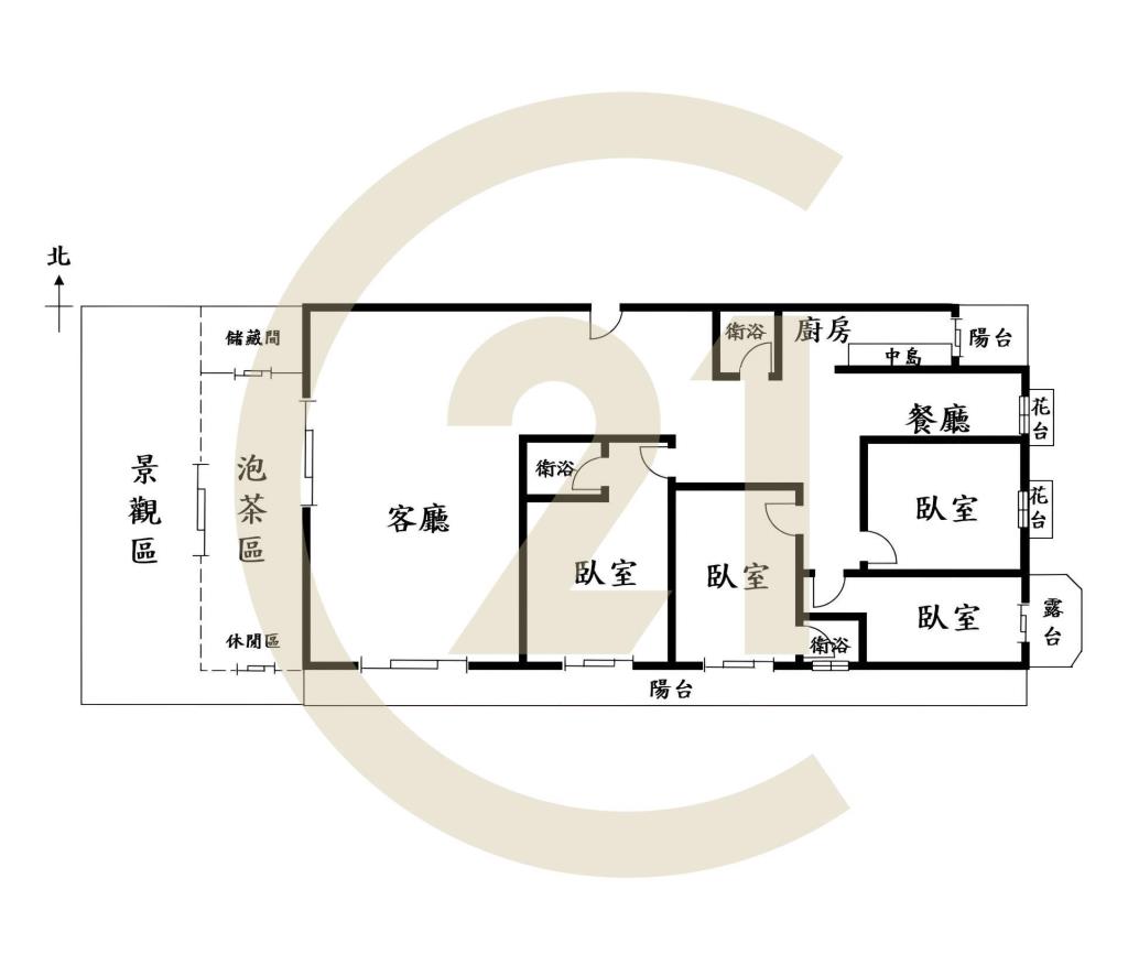 海德堡朝南大露台美景屋