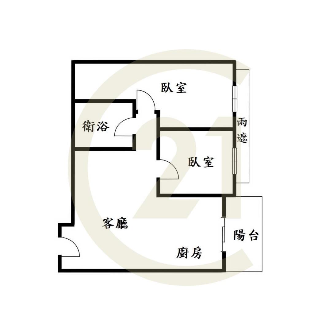 聯悅臻朝南2房平車