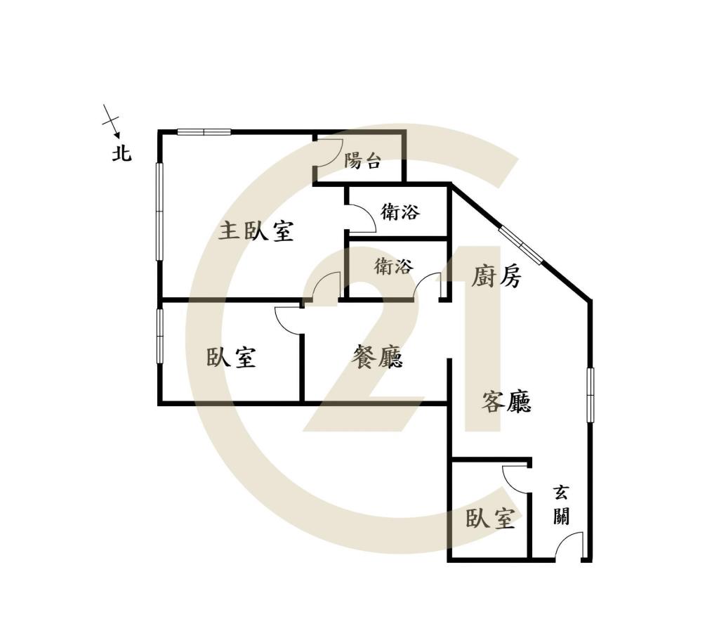 東海商圈視野大三房平車