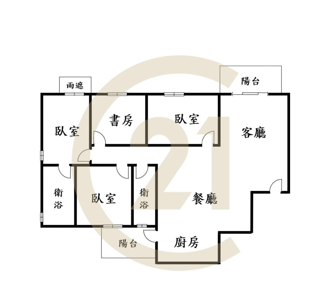 精科輕屋齡質感4房平車