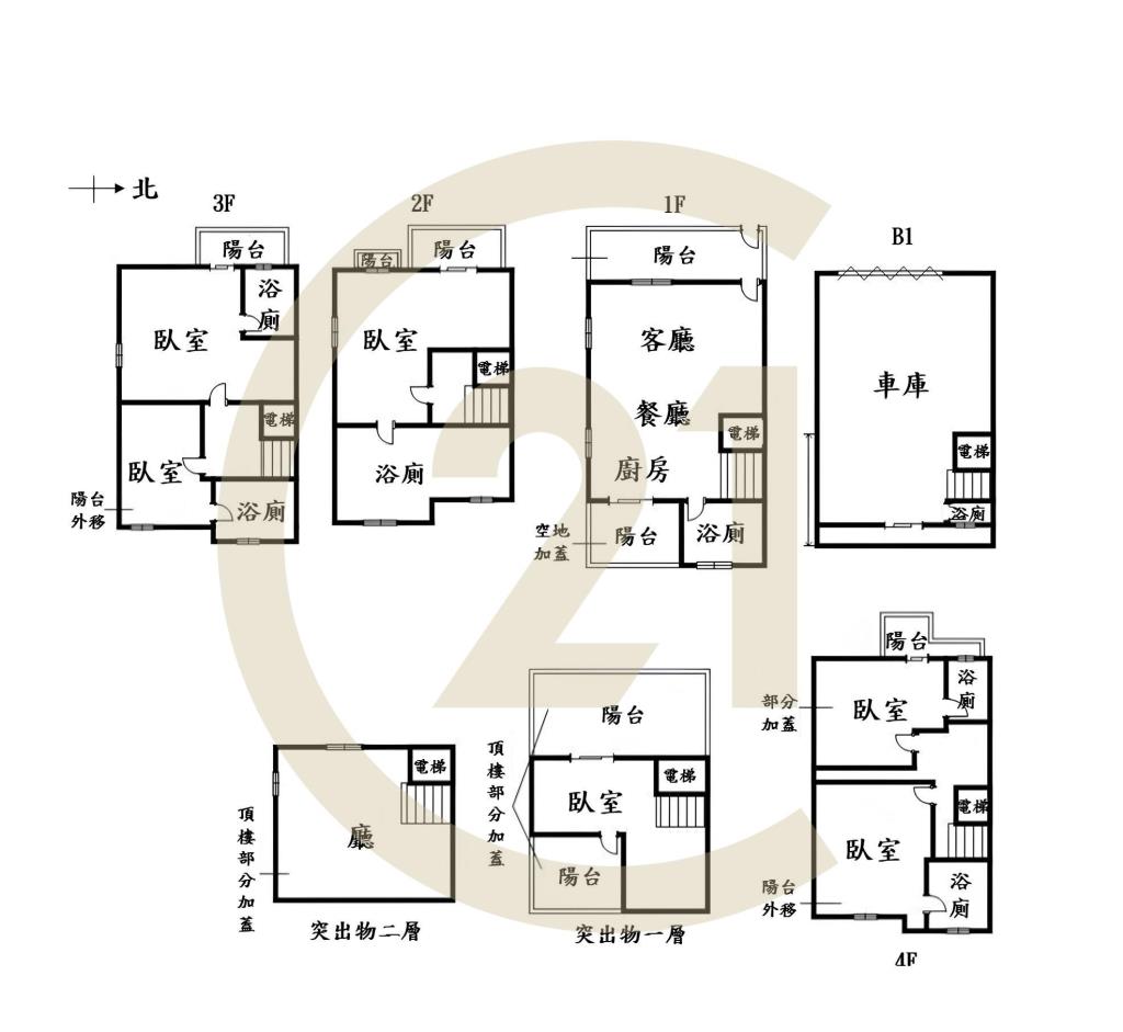 單元二新富園道臨路電梯豪墅