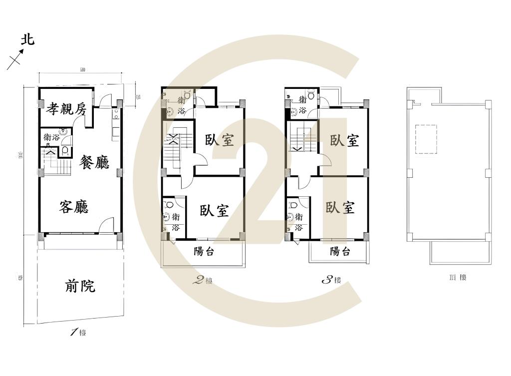 大葉大學全新前院(雙)車庫美墅