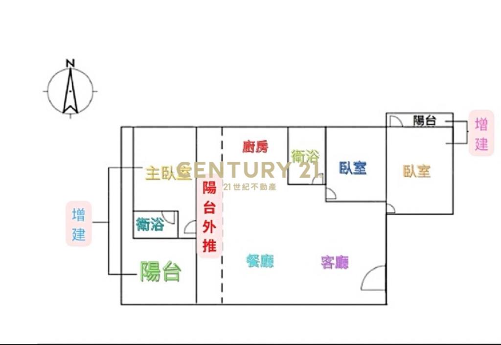 北平商圈一樓大3房