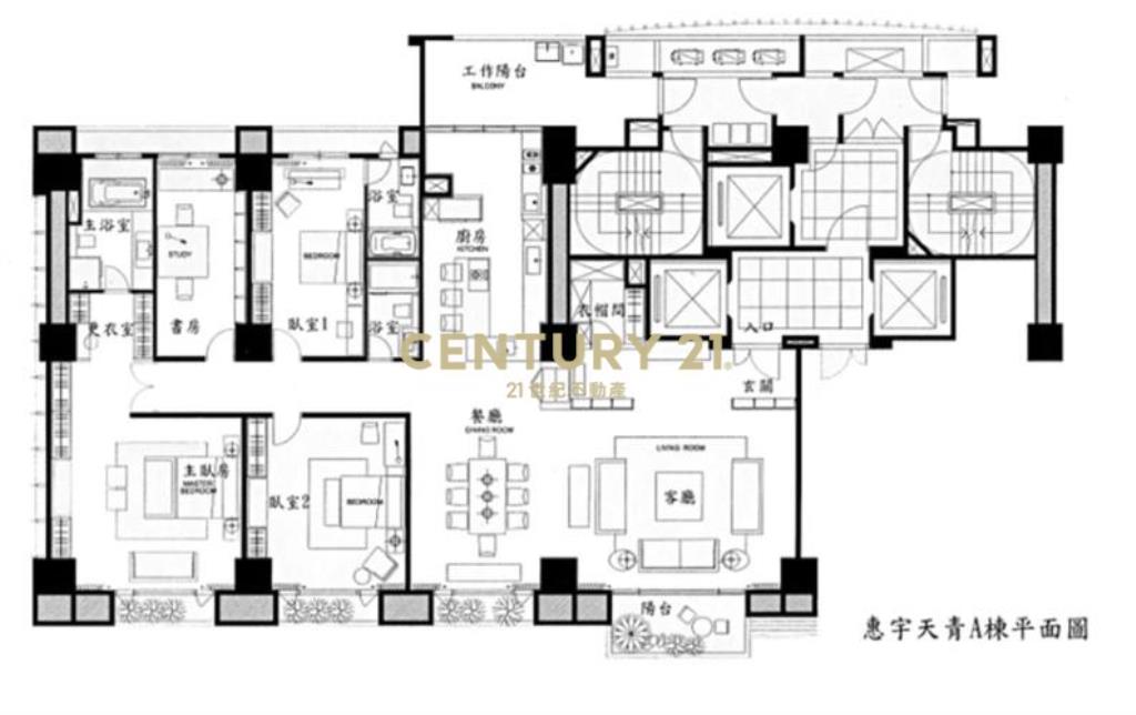 惠宇天青邊間視野全新標配 