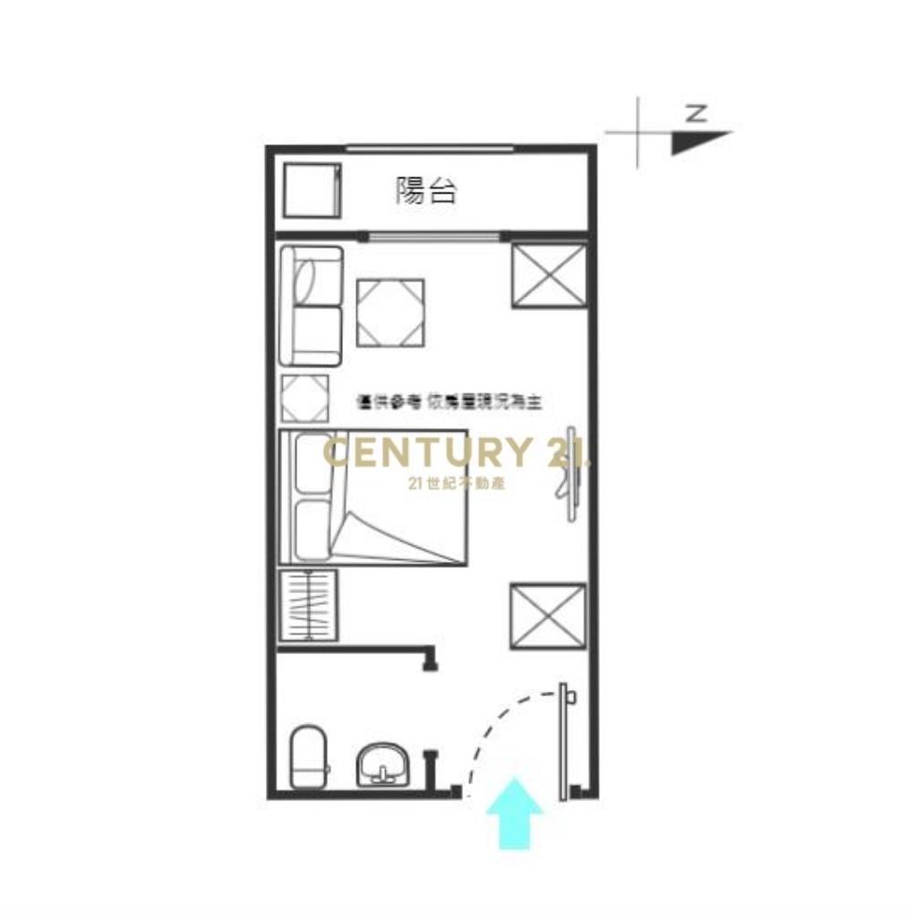 綠園道旁全新裝潢套房