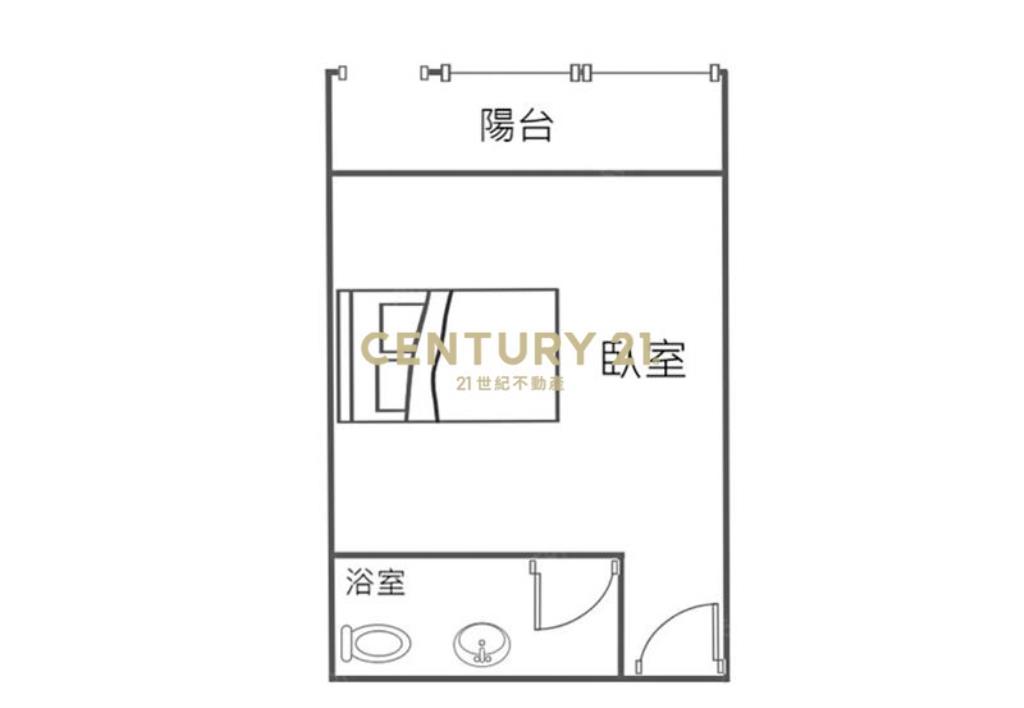 近水樓台1期一房邊間裝潢戶