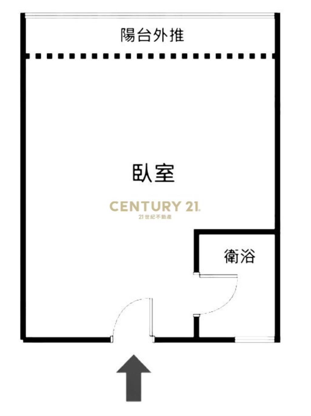 南屯室內10坪大套房衛浴開窗