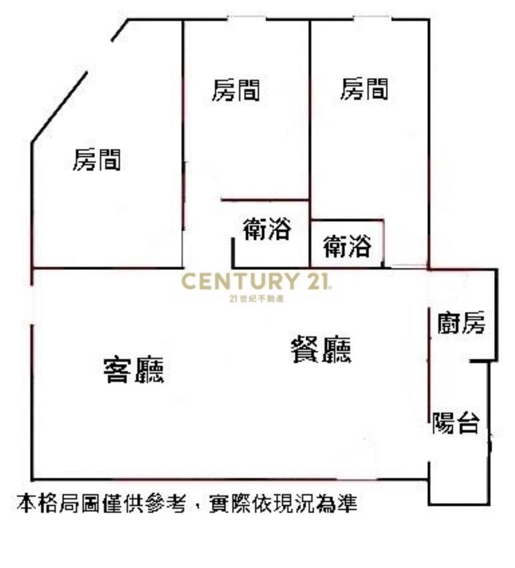 虎尾中正路商圈電梯大三房