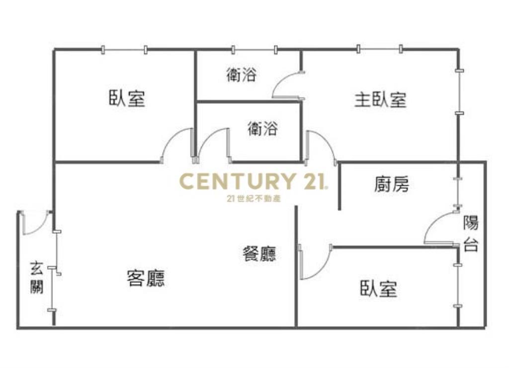 勝利商圈３房電梯美華廈