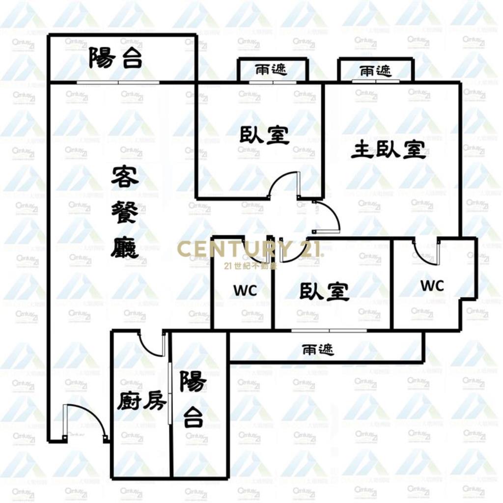 惠宇上晴@視野戶，面大肚山 