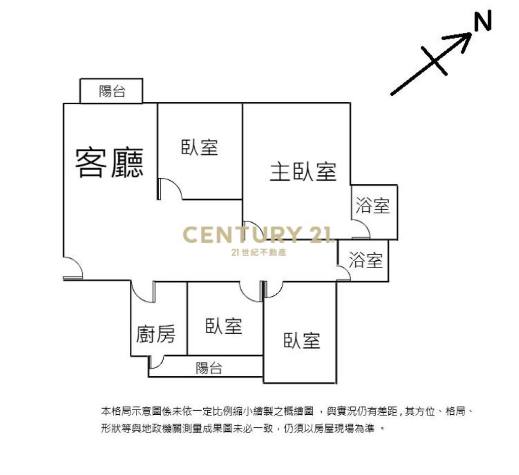 嶺東商圈彩虹城四房平車景觀戶