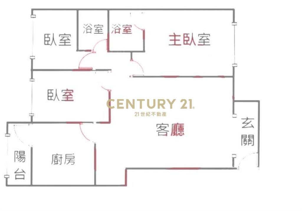 大里學府世家次頂樓三房直達平車