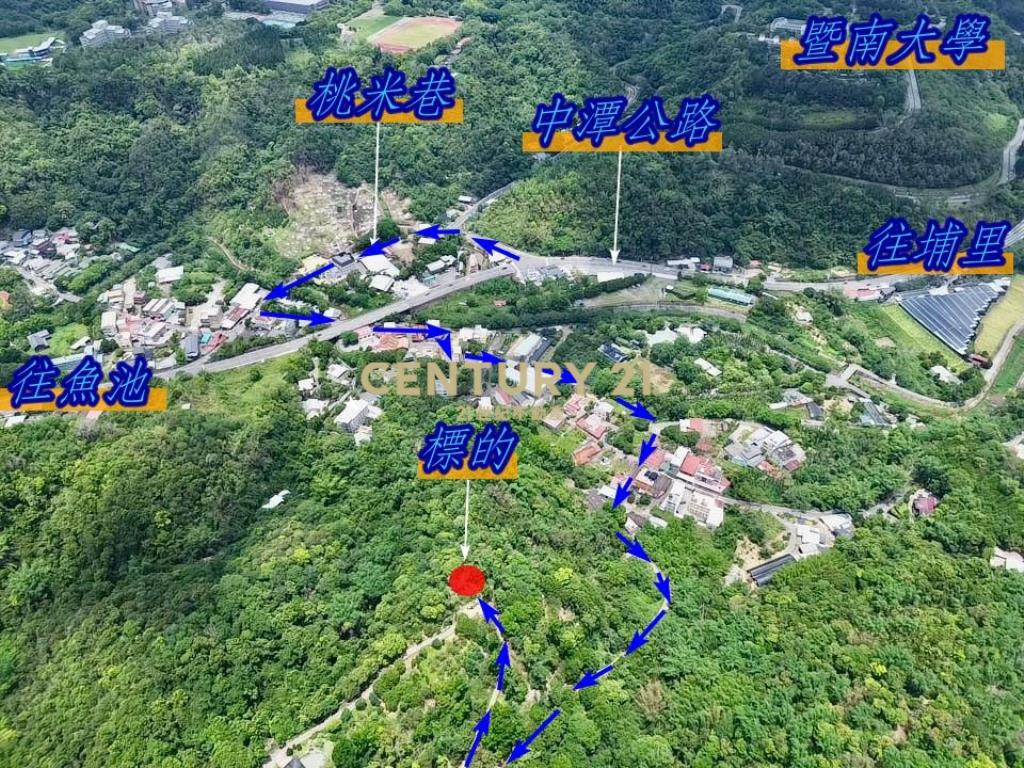 南投土地-埔里桃米坑2.5分農地