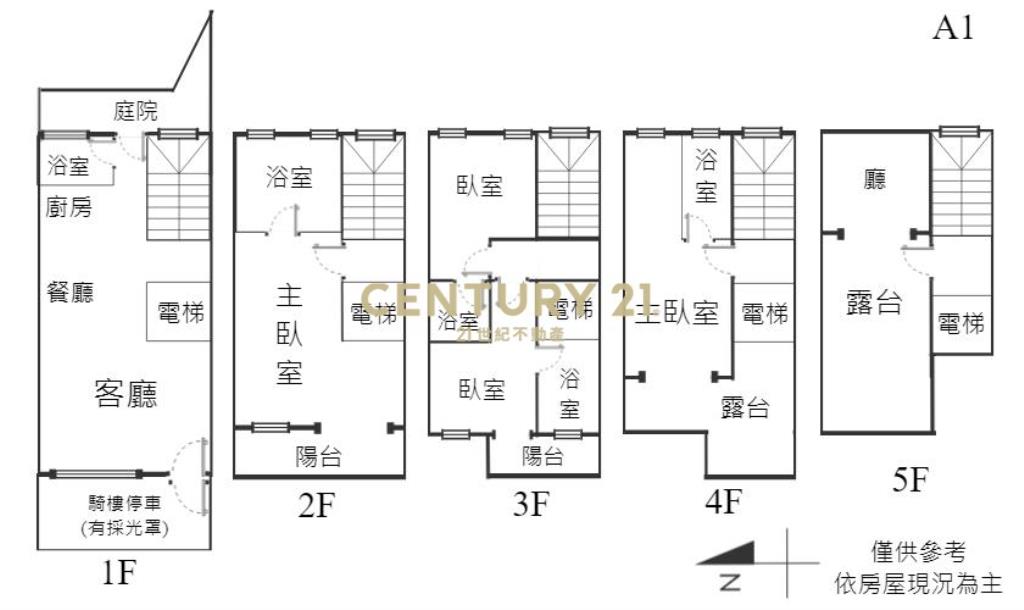 豐原全新4房雙車電梯別墅A1