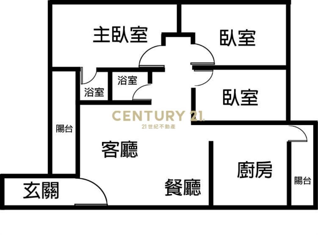 秒殺勝利商圈全新整理三房平車