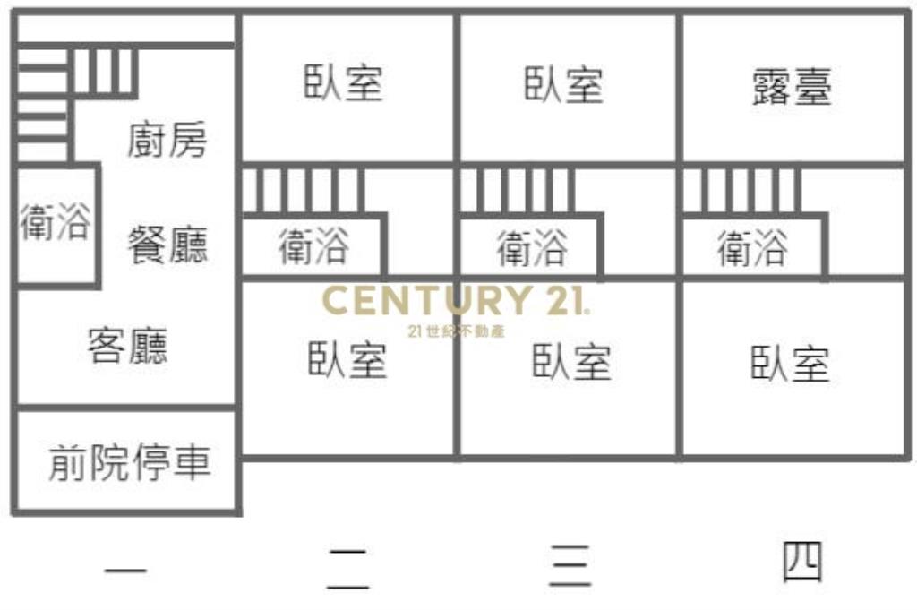 台中房屋-大里獨棟全新別墅5房近學區