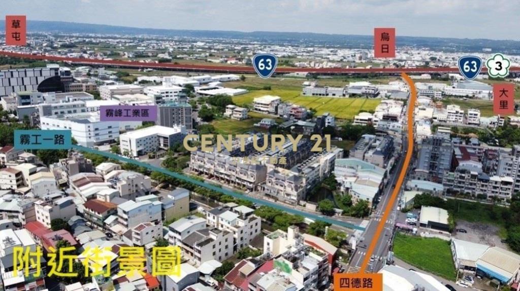 台中土地-霧峰正四德路旁30坪美建地