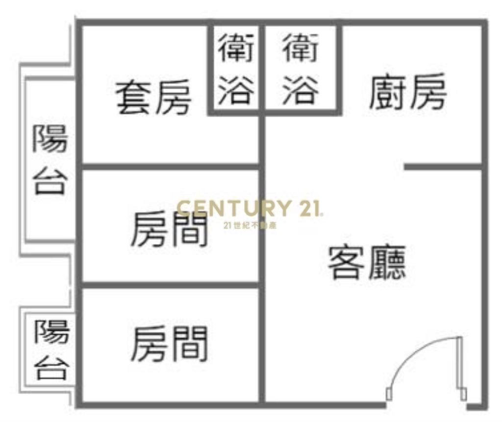 台中房屋-大里軟園三房平車採光佳美廈