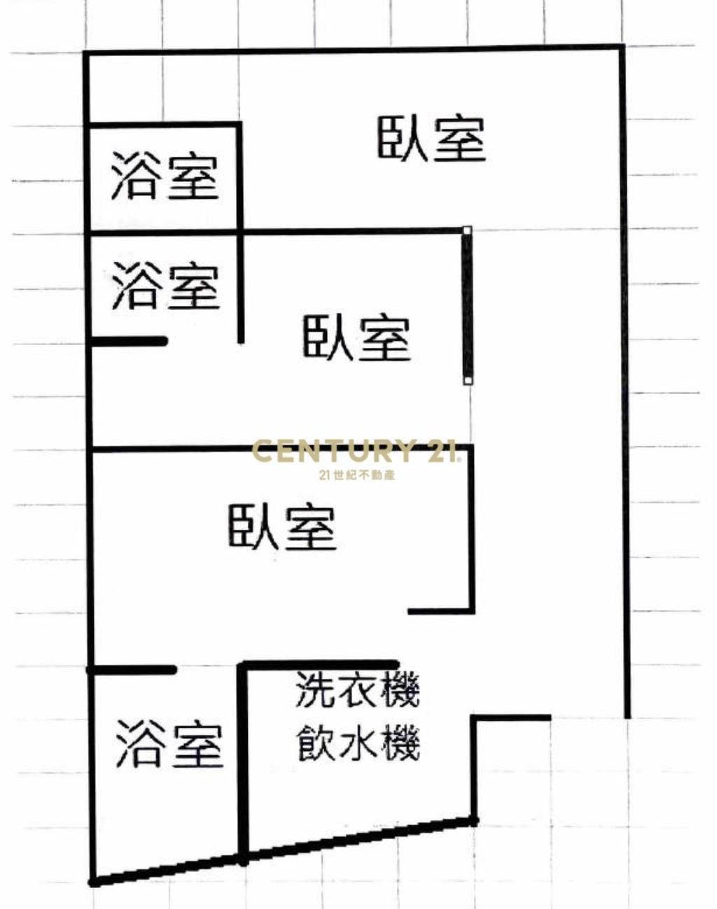 台中房屋-逢甲商圈低總價收租三套房