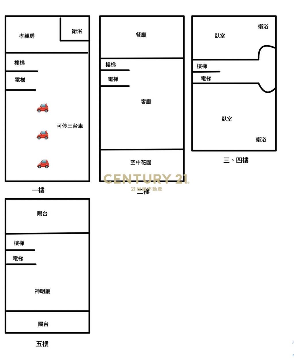 弘文全新雙車電梯豪宅B