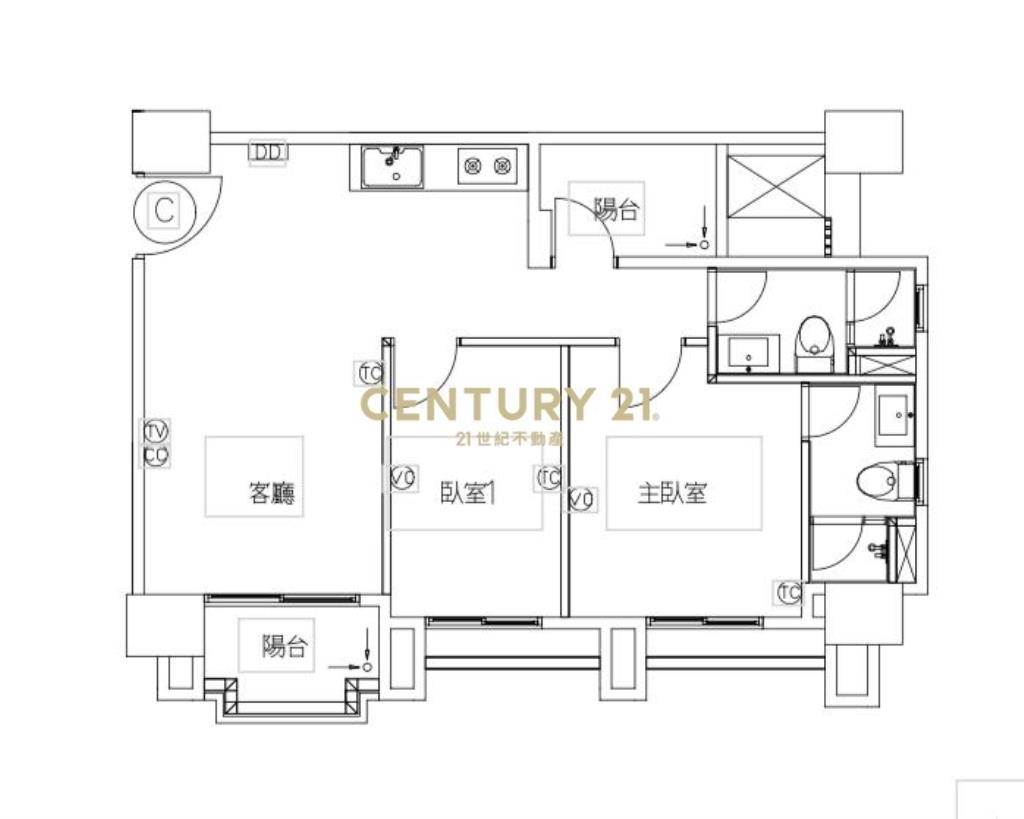 大雅稀有全新大兩房平車