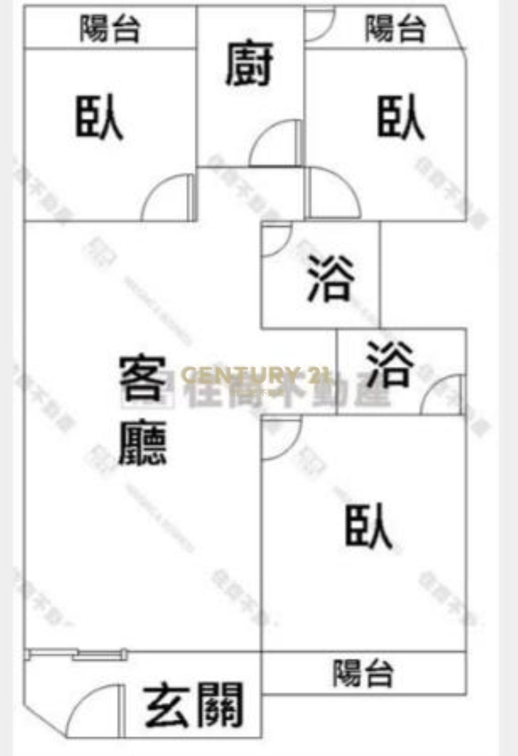 豐原市中心三房+車位