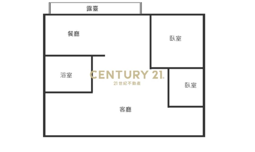 社皮兩房大露臺