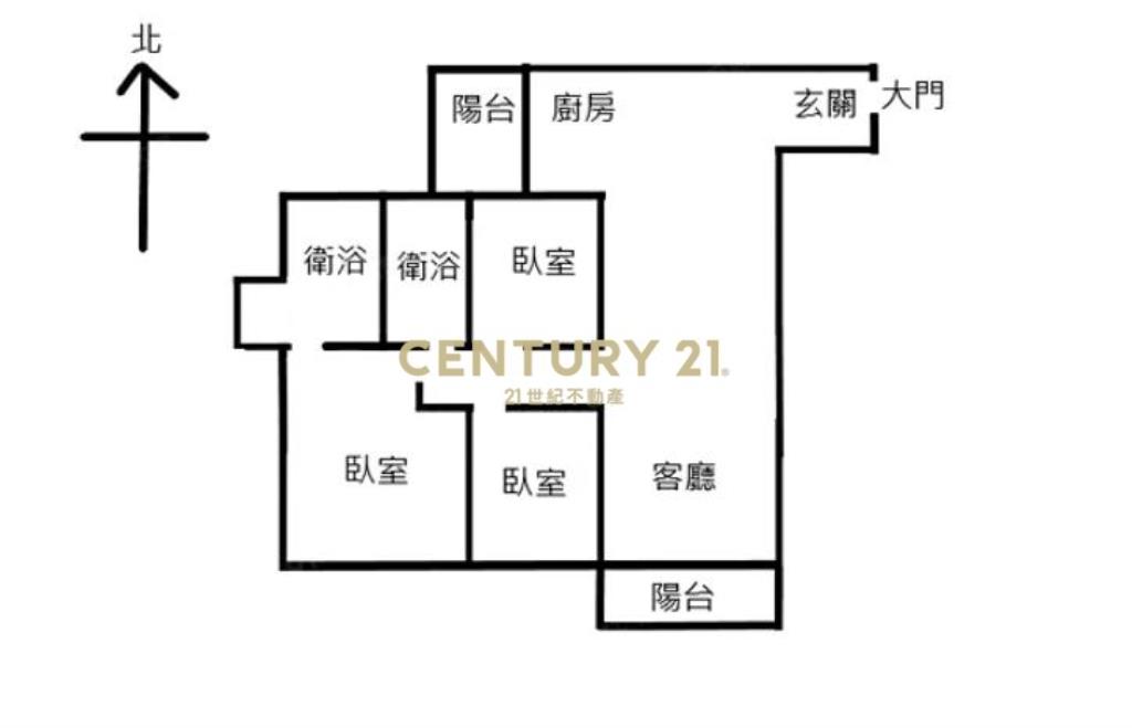 風格講義大樓三房+平車