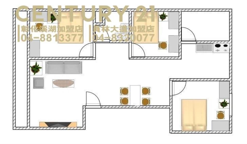 彰化後火車站公寓三房