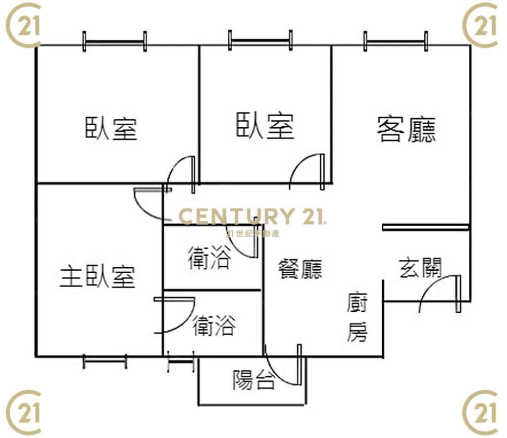 近南科善化成功新村3房平車一樓寓