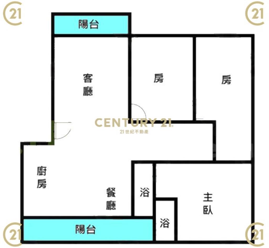 金華商圈-2F全新裝潢3房美寓