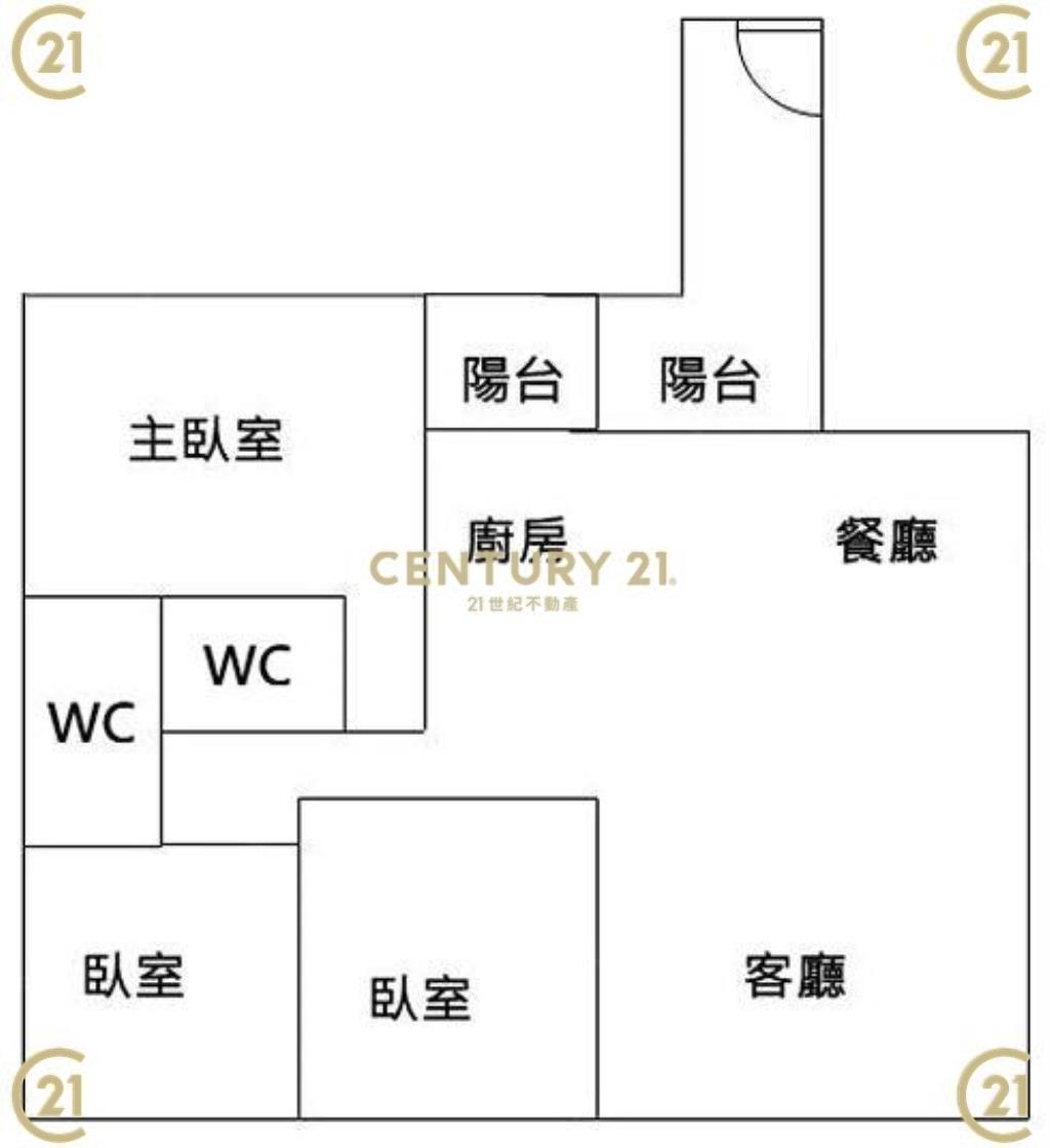 新市國小明亮3房+平車 (摩登都會)